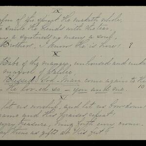 a page of handwritten text