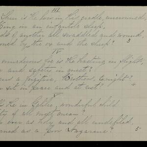a page of handwritten text