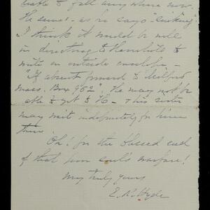 a page of handwritten text
