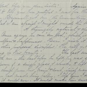 a page of handwritten text