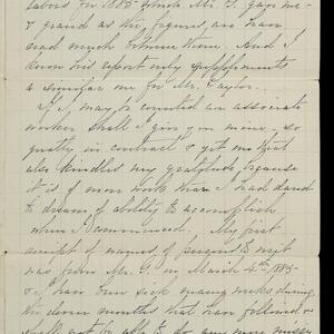 a page of handwritten text