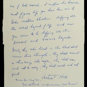a page of handwritten text
