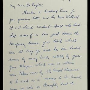a page of handwritten text