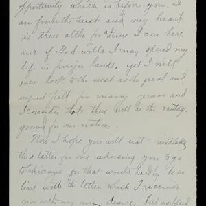 a page of handwritten text