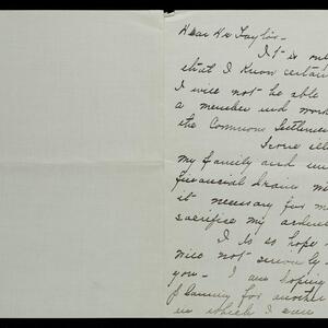 a page of handwritten text