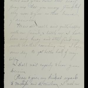 a page of handwritten text