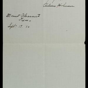 a page of handwritten text
