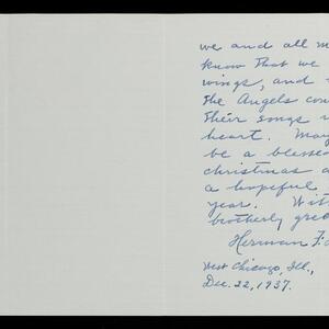 a page of handwritten text