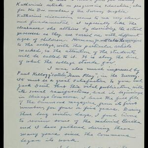 a page of handwritten text