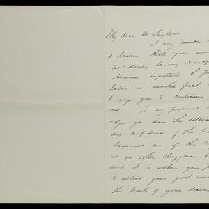 a page of handwritten text