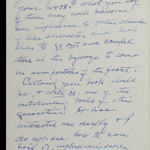 a page of handwritten text