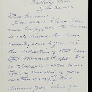 a page of handwritten text