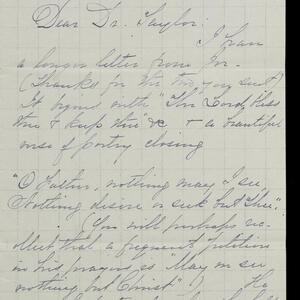a page of handwritten text
