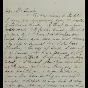 a page of handwritten text
