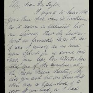 a page of handwritten text