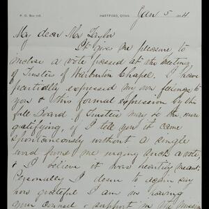 a page of handwritten text