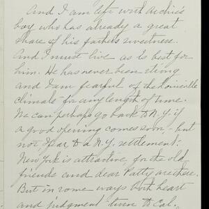 a page of handwritten text