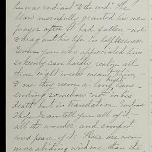 a page of handwritten text