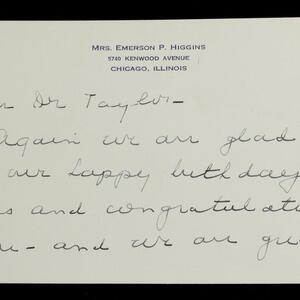 a page of handwritten text