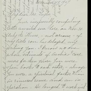 a page of handwritten text