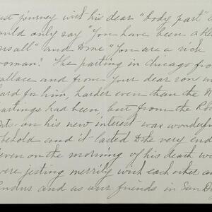 a page of handwritten text