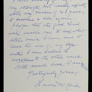 a page of handwritten text