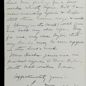 a page of handwritten text