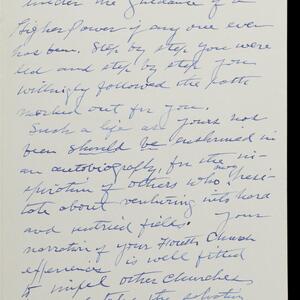a page of handwritten text