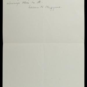a page of handwritten text