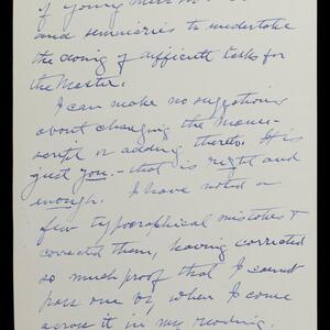a page of handwritten text