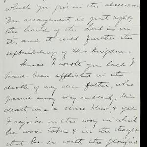 a page of handwritten text