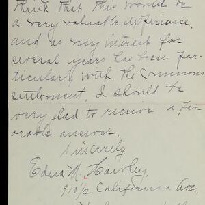 a page of handwritten text