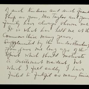 a page of handwritten text