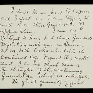a page of handwritten text