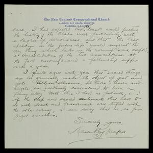 a page of handwritten text