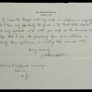 a page of handwritten text