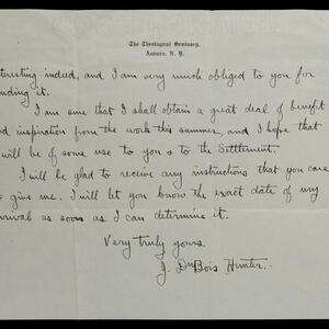a page of handwritten text