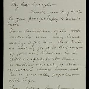 a page of handwritten text