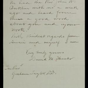a page of handwritten text