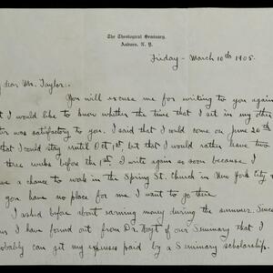 a page of handwritten text