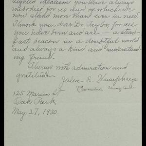 a page of handwritten text