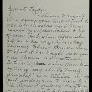 a page of handwritten text