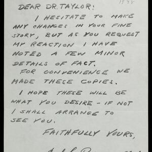 a page of handwritten text
