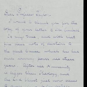 a page of handwritten text