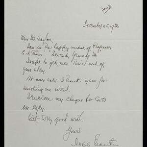 a page of handwritten text