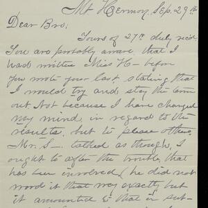 a page of handwritten text