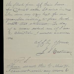 a page of handwritten text
