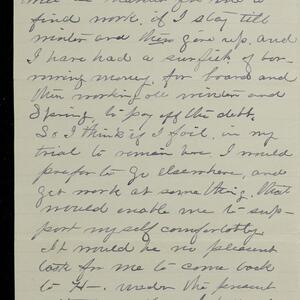 a page of handwritten text
