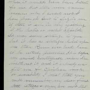 a page of handwritten text
