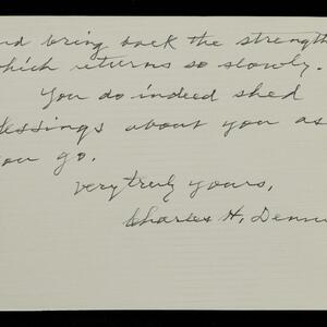 a page of handwritten text